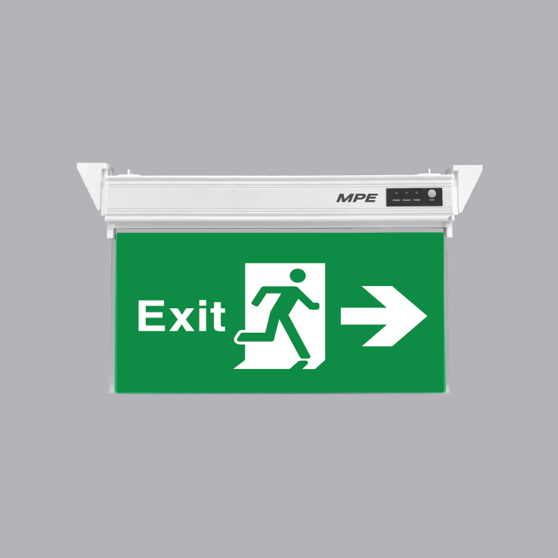 ĐÈN BÁO EXIT MỘT MẶT PHẢI EXR