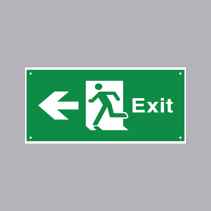 PHỤ KIỆN ĐÈN BÁO EXIT 1 MẶT TRÁI